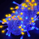 1120-26 Гірлянда 200LED жовто-блакитна (проз.пров)