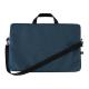 Сумка для документів, текстильна, А4+, темно-синя
