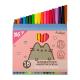 Фломастери Yes 18 кольорів "Pusheen", амортизуючі