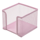 Бокс для паперу,PASTEL, металевий, рожевий