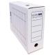 Короб архивный Economix 32701-14, картонный, 80 мм, белый