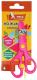 Ножницы детские пластиковые 13,3 см, безопасные, розовые НЦ405-12 Умка