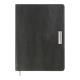 Щоденник датов. 2026 SALERNO, A5, сірий, штуч. шкіра