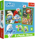 Пазли - (2в1 + Мемо) - "Смурфикам весело"/Trefl