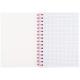 Блокнот на спіралі картонна обкл., А5, 80 арк, кл, Cute 3