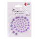 Перлини SANTI самоклеючі світло-фіолетові, райдужні, 50 шт