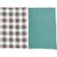 Кухонний текстиль SOHO Наб. руш. 40*60см бавовна 100% Sell Green стрічка 2 шт. (BS 65527A/1)