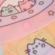 Папка-конверт YES А4 на кнопці "Pusheen" глітерний