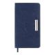 Щотижневик датов. 2026 кишеньк. SALERNO, 85*153, синій, штуч. шкіра