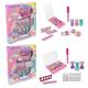 Набір дитячої косметики арт. 2103I/J (60шт/2) мікс 2 види, тіні, лаки, аксес короб. 30*3,5*25