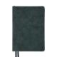 Щоденник-діловий записник А5 Leo Planner датований 2026 "Case", інтегральний, темний смарагд, 368 сторінок