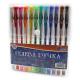 Набір гелевих ручок "Glitter pens" 12шт., PVC 528-12 