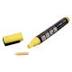Крейдяний маркер SANTI, неоновий жовтий, 5 мм, 6 шт/кор