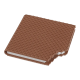 Блокнот WAFFLE, 90х90мм, 80 арк., нелінований, ароматизована Soft touch обкладинка, KIDS Line