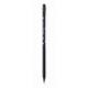 Олівець YES чорнографітний, трикутний, чорне дерево, 2,2 мм, з гумкою, ціна за 1 шт., 28493 (1/24)