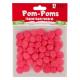 Помпони SANTI, коралові, d-15мм, 50шт./уп