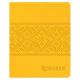 Щоденник шкільний А5 (160х198), 42 арк., обкл. шт.шкіра жовта "Мережка 3"