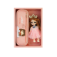 Набір: Пенал шкільний та лялька, CF6862-pink