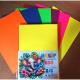 Набір кольорового ЄВА матеріалу (Фоаміран) Флуоресцентний 2,0 мм, 210х297 мм 6 аркушів, 6 кольорів