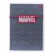 Зошит А4/48 кл. в пластиковій папці з малюнком "MARVEL BLACK" YES