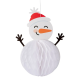 Підвіска-соти пап. 3D Novogod'ko "Сніговик", d-20см
