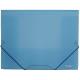 папка на гум., проз., А4, 500мкн, PP, блакит., 4-259-06, 4OFFICE