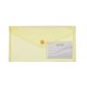 Папка-конверт на кнопці, DL (240х130 мм) TRAVEL, жовта, ВМ.3938-08