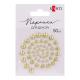 Перлини SANTI самоклеючі зелені райдужні, 50 шт