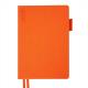 Щоденник-діловий записник А5 Leo Planner датований 2026 "Binario", м'який, помаранчевий, 368 сторінок