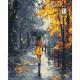 Набір для розпису по номерах "Під осінньою зливою" 40х50см