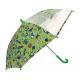Парасоля дитяча тростина автомат Economix SPACE, прозорий/зелений