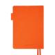 Щоденник-діловий записник А5 Leo Planner датований 2026 "Binario", м'який, помаранчевий, 368 сторінок
