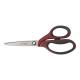 Ножицi офiснi, 180 мм, MORANDI STYLE, бордові