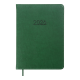 Щоденник датов. 2026 PRIME, A5, зелений, штуч. шкіра/поролон