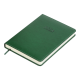 Щоденник датов. 2026 PRIME, A5, зелений, штуч. шкіра/поролон
