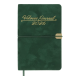 Щоденник датов. 2026 VELOUR, A6, зелений, штуч. шкіра