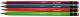 Карандаш графитный Class, 119, Neon, НВ, с резинкой, цвета в ассортименте (1/100/400/2400)