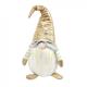 Новорічна м'яка іграшка Novogod'ko "Гном" у золотому ковпаку, 44см, LED зірка