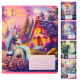 Зошит учнівський шкільний UNICORN, 12 арк., лінія, KIDS LINE