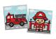 Набір з алмазною мозаїкою на самоклеючій основі для дітей "Професії.Пожежник" 9х9см