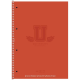 Коледж-блок, спiраль, А4/80арк., у лінію, білий блок, 70г/м2, картон, мат. ламінація, Student