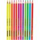 Олівці кольорові "Neon", 12 кольорів, тригранні