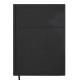 Щоденник датов. 2026 ORION, A5, чорний, штуч. шкіра/поролон