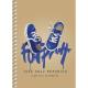 Блокнот для записів, спiраль, А6/80арк., у клітинку, кремовий блок, 70г/м2, крафт, ВД-лак, Student 