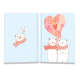 Блокнот TM Profiplan "Sweet love note" bears, А6, 80 страниц, клетка