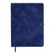 Щоденник недат. VELOUR, A5, синій, штуч.шкіра, 336 стор.
