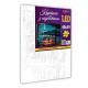 Картина за номерами SANTI "Романтична вечеря в Парижі", 40*50см, LED підсвітка