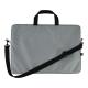 Сумка для документів, текстильна, А4+, сіра