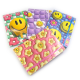 JZ85001 Блокнот об`ємний на резинці"Smile" A5, лінія, дизайн 3D, 70g , 80P, mix4