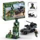 Конструктор IBLOCK арт. PL-921-494 (12шт) Армія, ТЕРИТОРІАЛЬНА ОБОРОНА, 346дет, 3 фігурки, короб.
